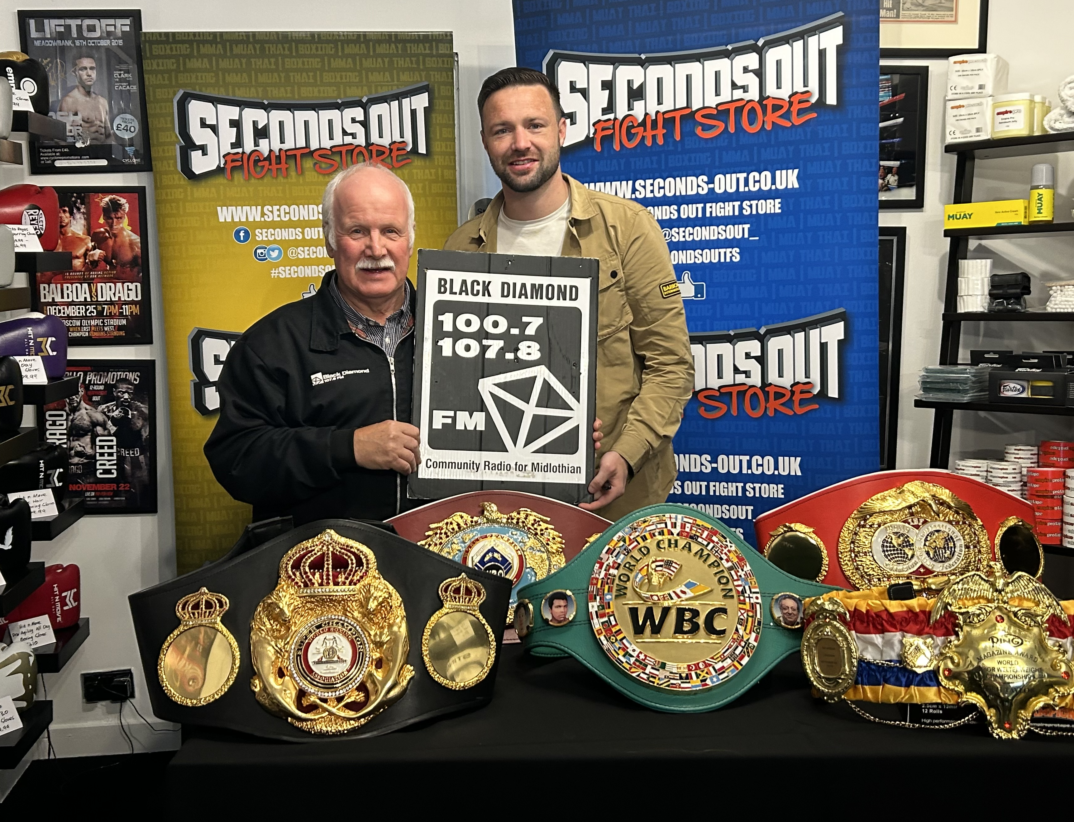 Russell Aitken meets Scottish boxer Josh Taylor